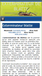Mobile Screenshot of exterminateurblatte.com